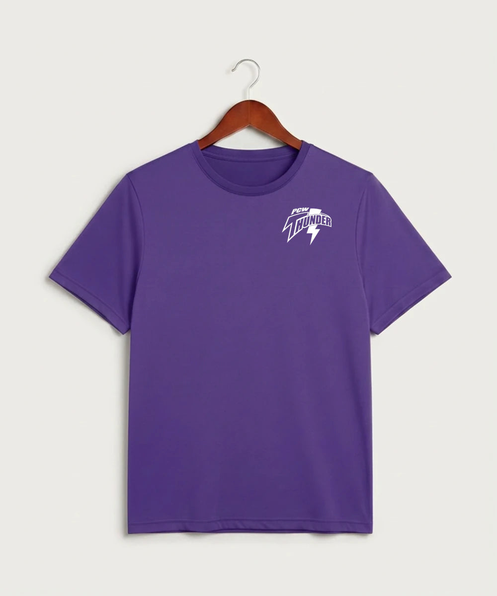 Polk County West Football (Boys) - Purple Sport-Tek PosiCharge Competitor Tee. ST350