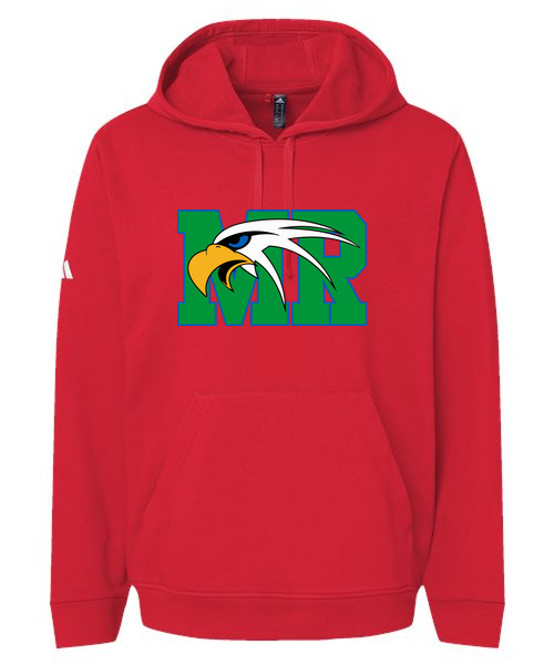 Maple River High School hockey_boys - Red Unisex Fleece Hooded Sweatshirt