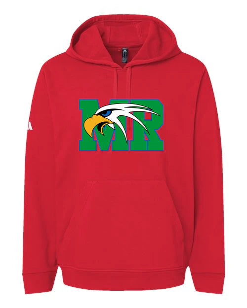Maple River High School hockey_boys - Red Unisex Fleece Hooded Sweatshirt