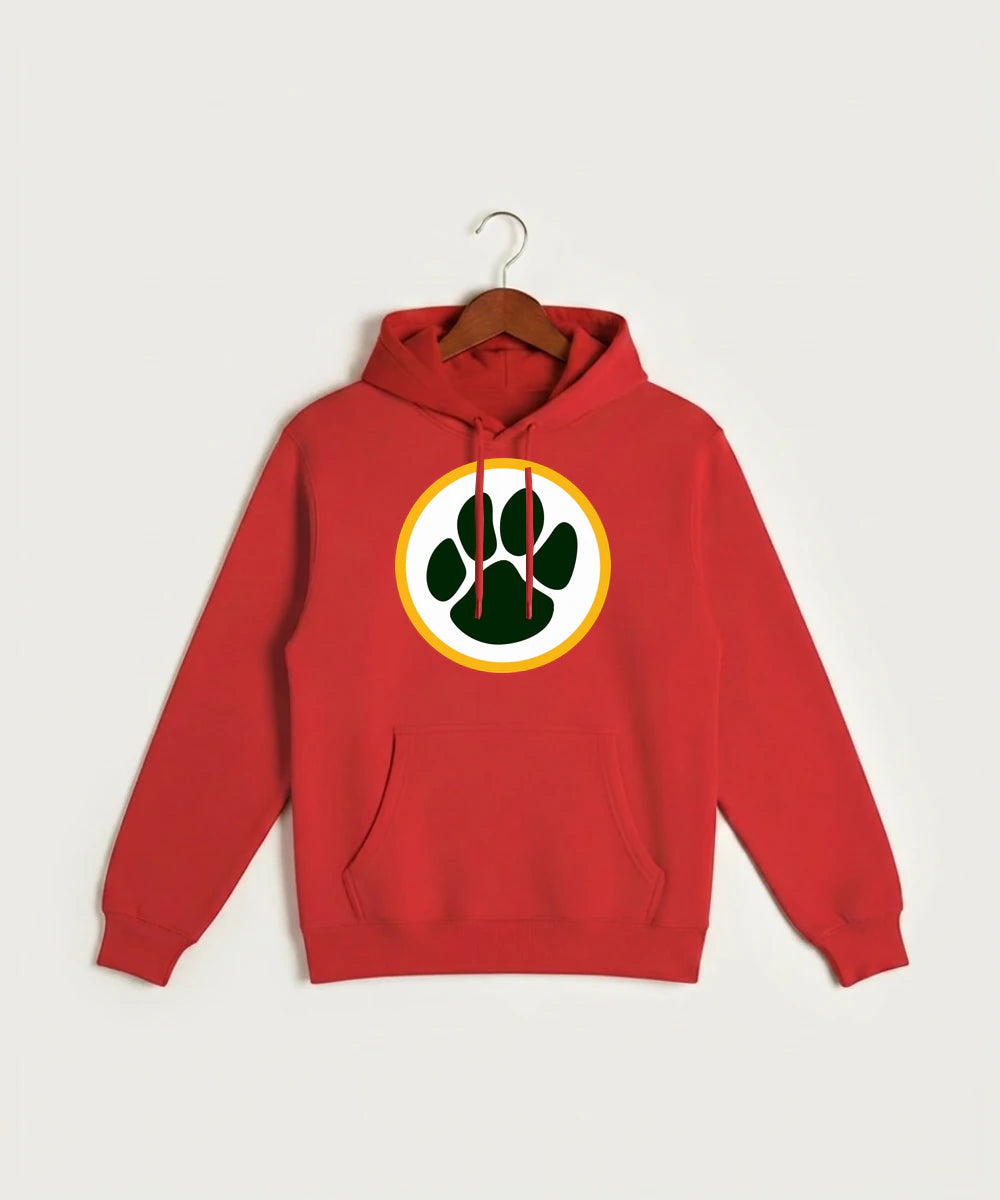 Ashwaubenon High School Football (Boys) - Red Hoodie Value - Full Front