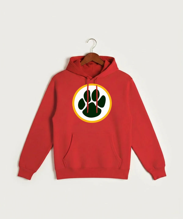 Ashwaubenon High School Football (Boys) - Red Hoodie Value - Full Front