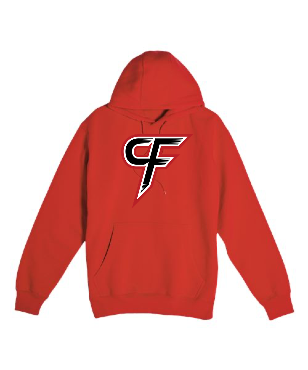 Cannon Falls Volleyball - Red Hoodie Value - Full Front