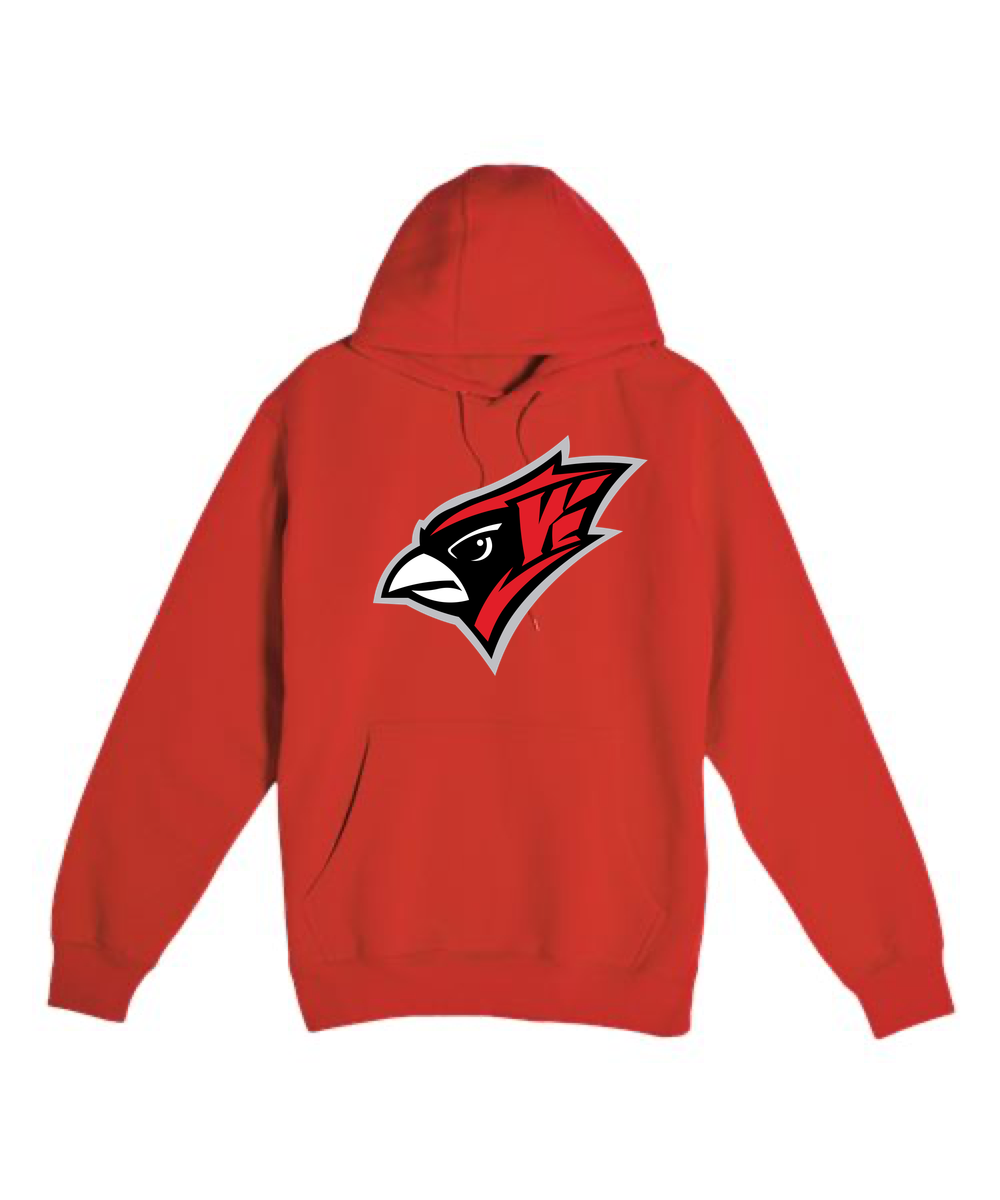 Willmar Athletics - Red Hoodie Value - Full Front