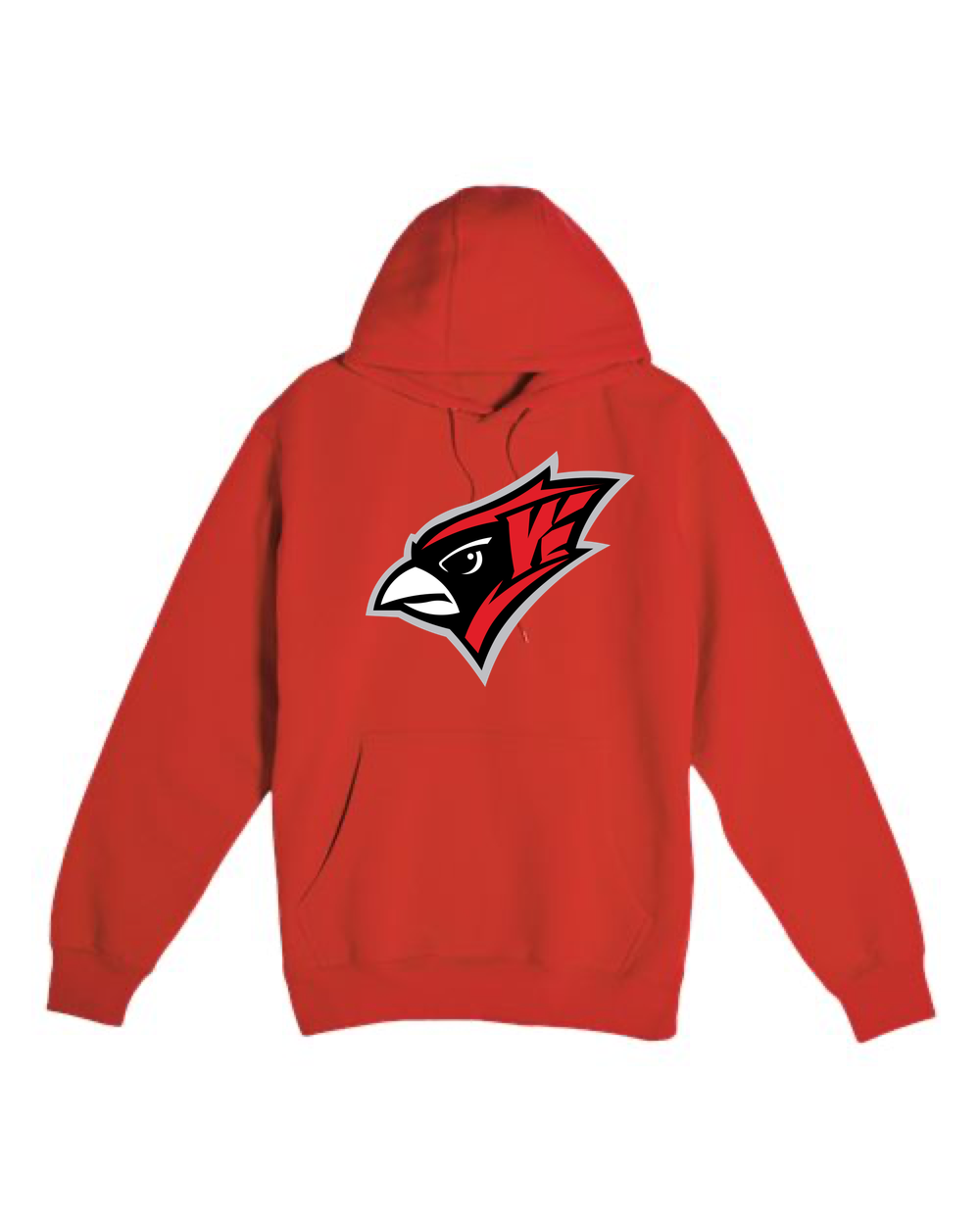 Willmar Athletics - Red Hoodie Value - Full Front