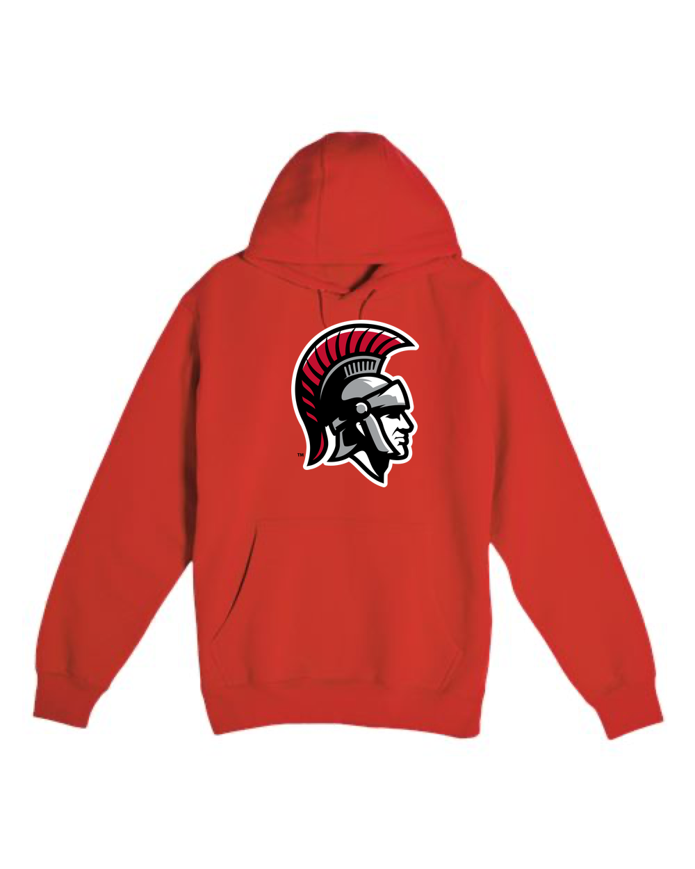 Worthington Football - Red Hoodie Value - Full Front