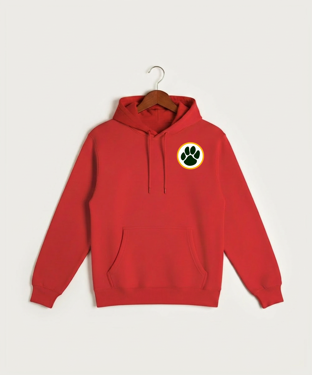 Ashwaubenon High School Football (Boys) - Red Hoodie Value - Left Chest