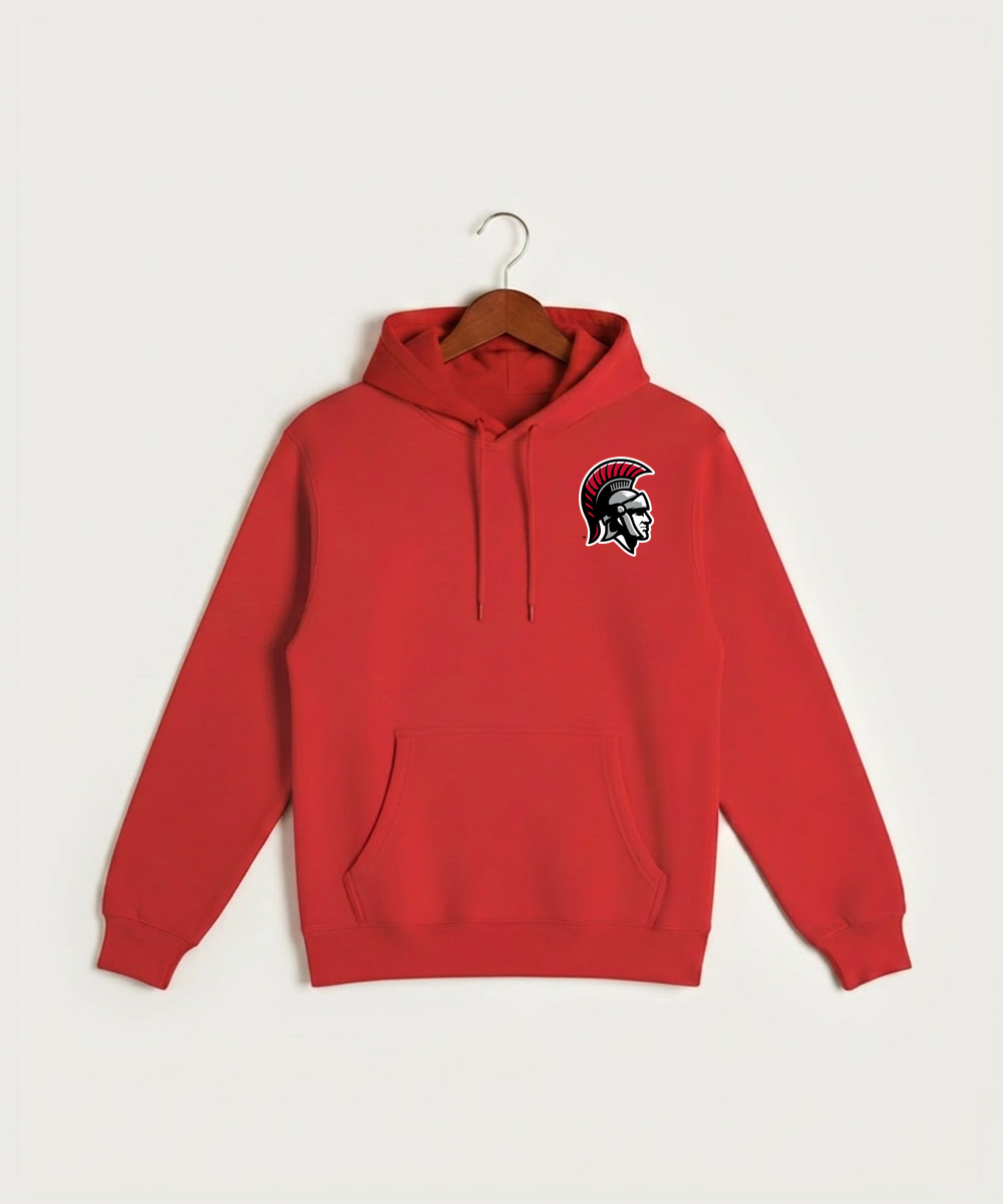 Worthington High School Football (Boys) - Red Hoodie Value - Left Chest