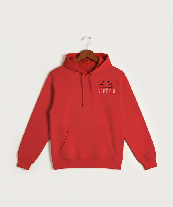 Cannon Falls High School Volleyball (Girls) - Red Hoodie Value - Left Chest
