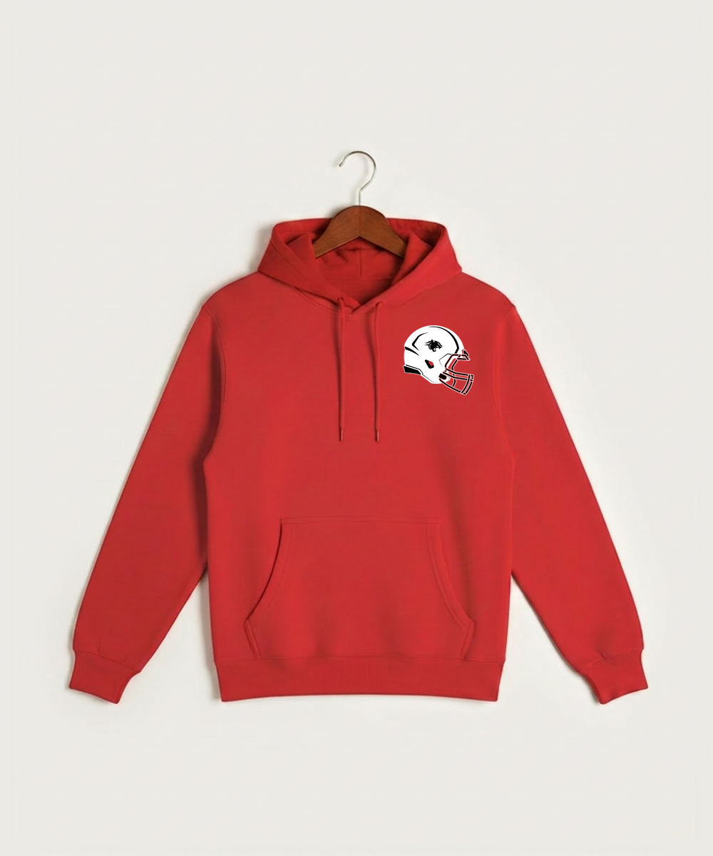 Nrheg Panthers High School Football (Boys) - Red Hoodie Value - Left Chest
