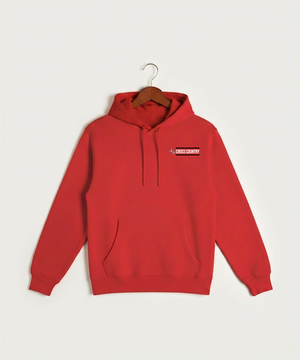 John Marshall High School Cross Country (Coed) - Red Hoodie Value - Left Chest