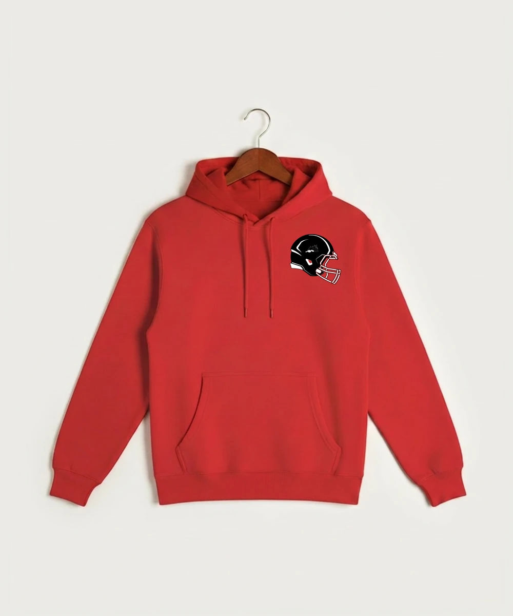 Fulton High School Football (Boys) - Red Hoodie Value - Left Chest