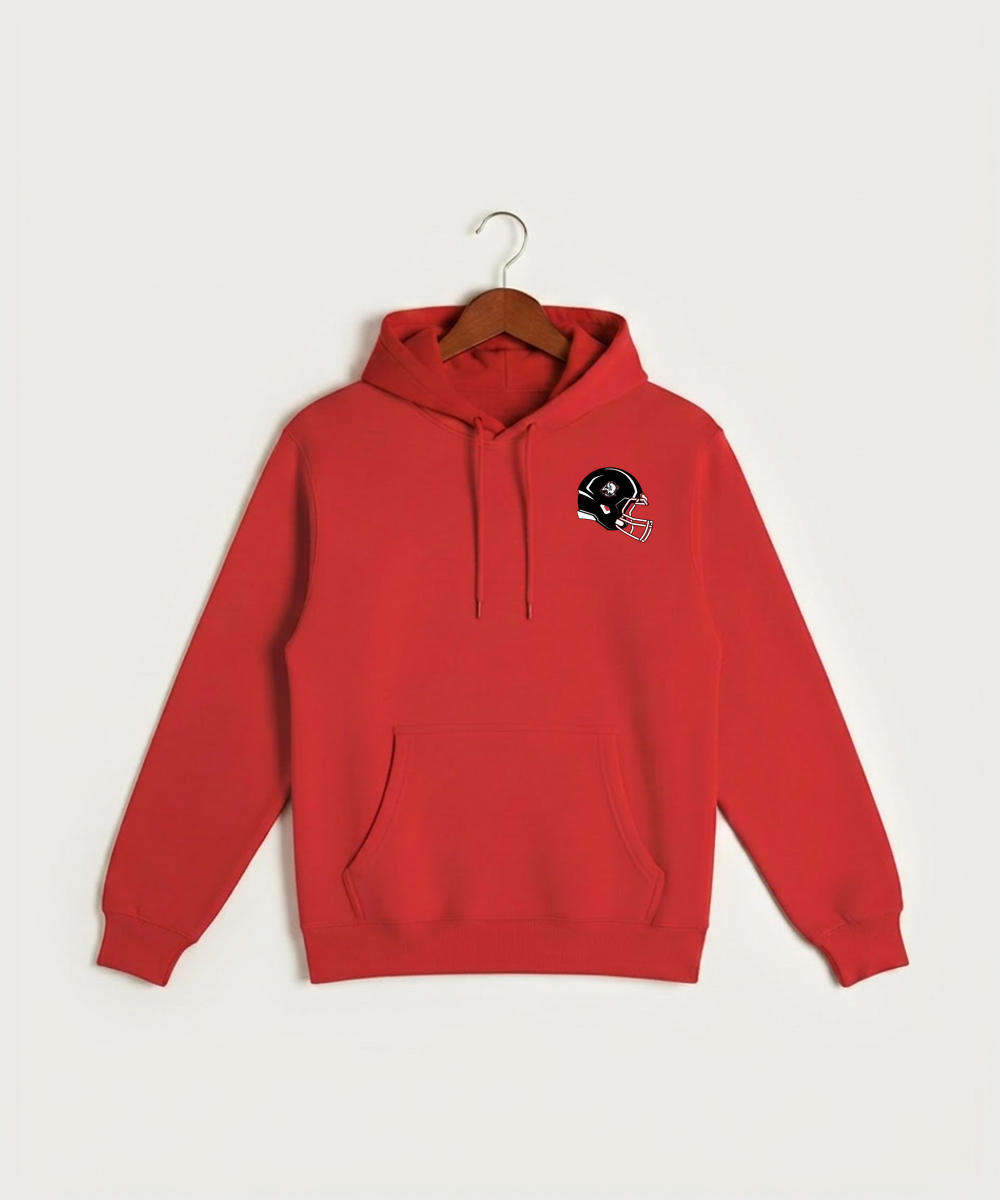 Buffalo High School Football (Boys) - Red Hoodie Value - Left Chest