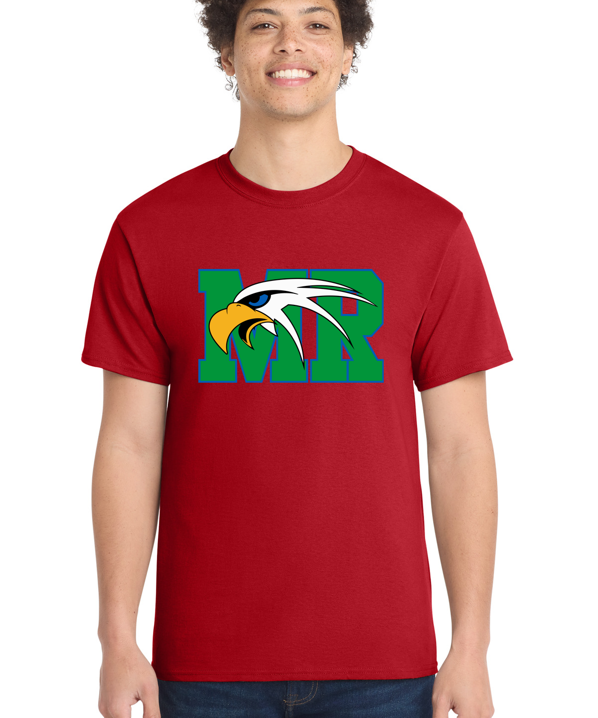Maple River High School hockey_boys - Red Port & Co Core Cotton Tee. PC54