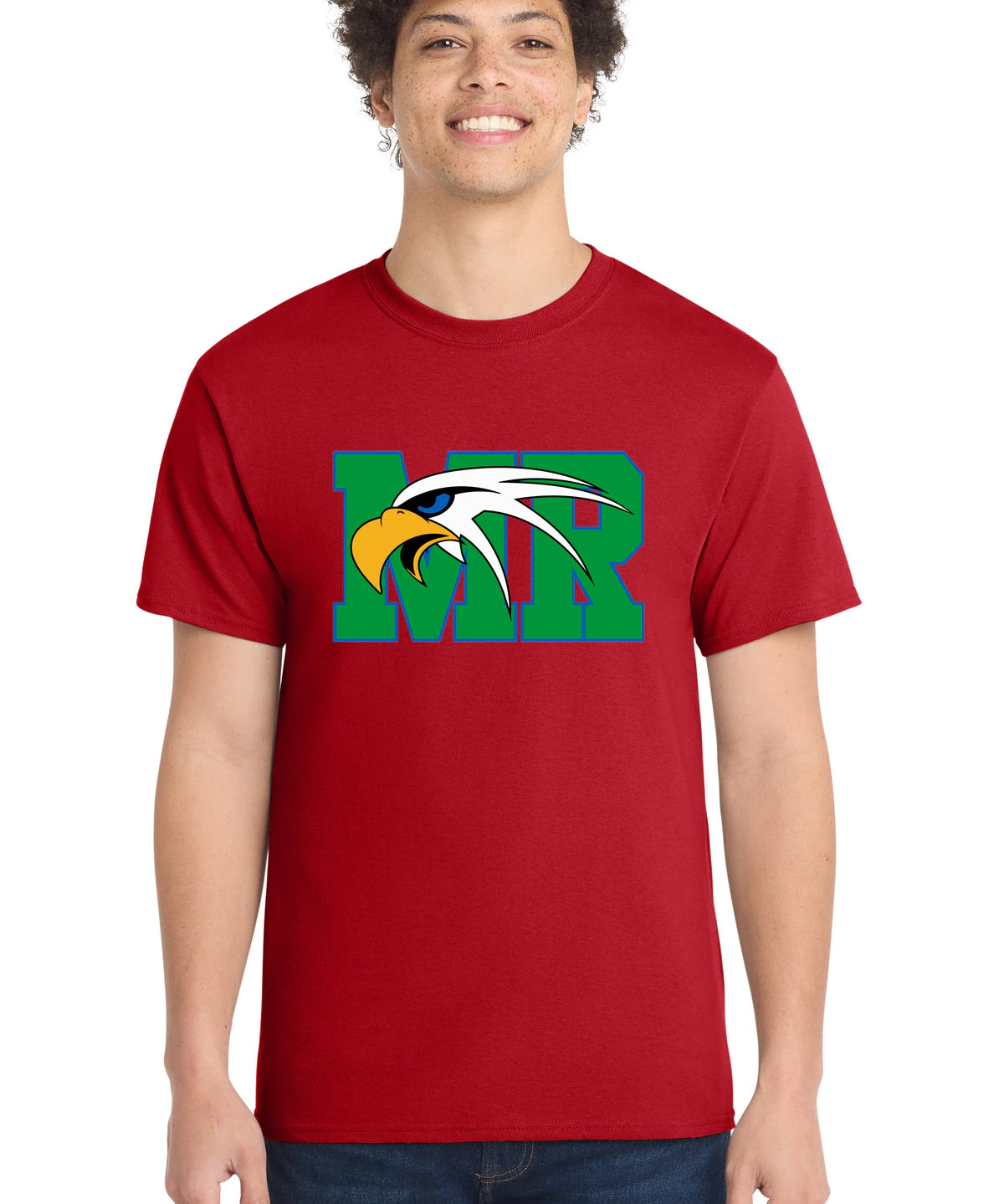 Maple River High School hockey_boys - Red Port & Co Core Cotton Tee. PC54