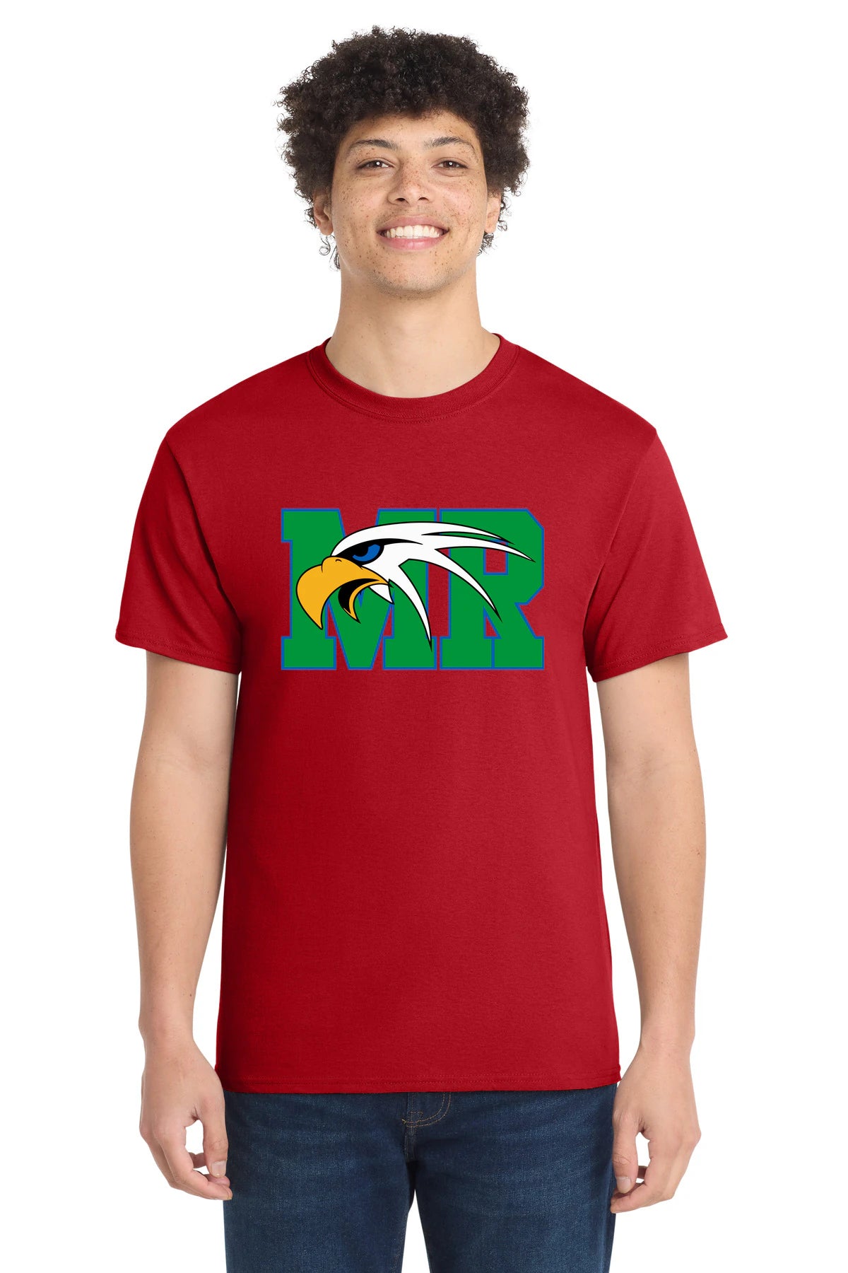 Maple River High School hockey_boys - Red Port & Co Core Cotton Tee. PC54