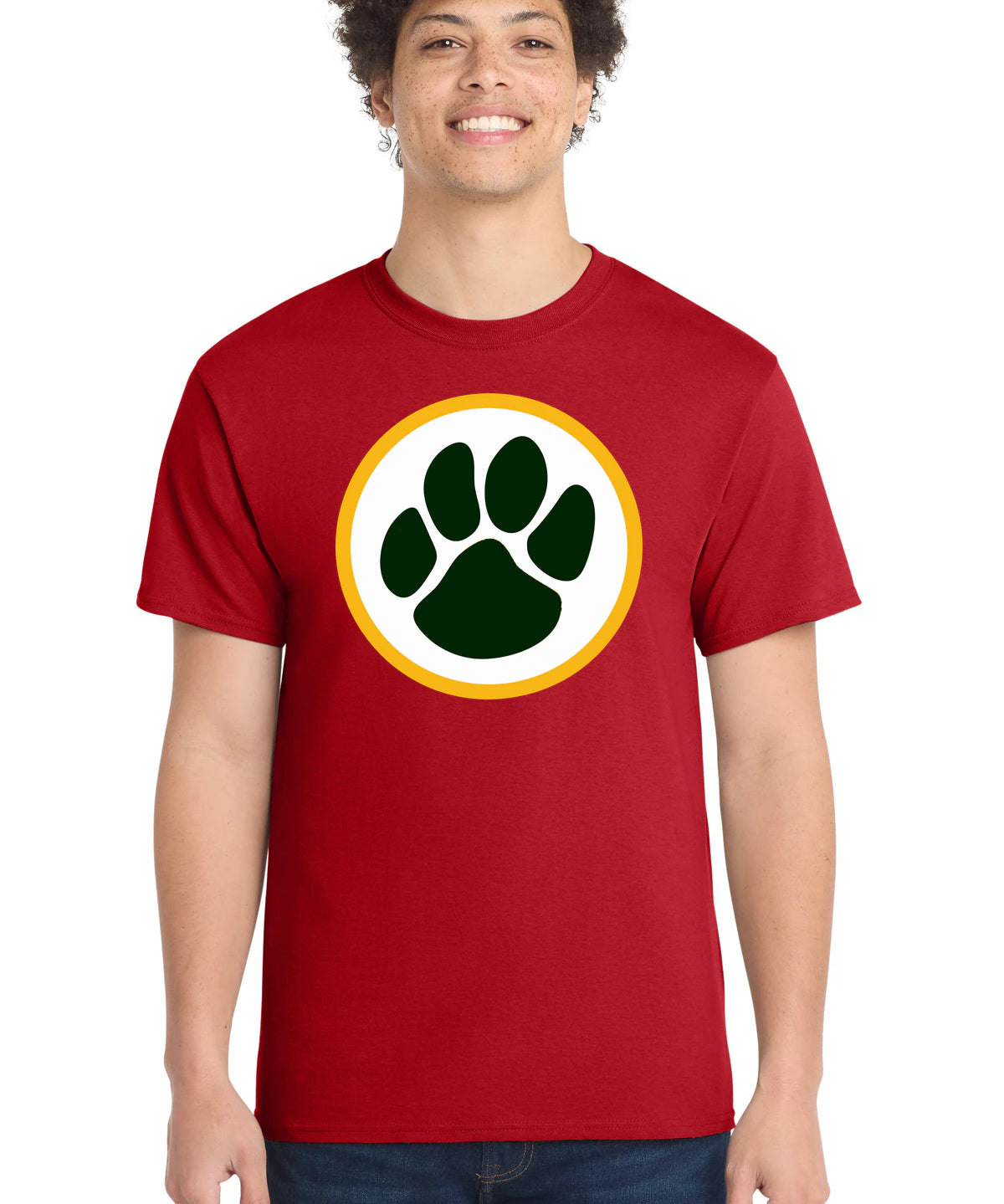 Ashwaubenon High School Football (Boys) - Red Port & Co Core Cotton Tee. PC54