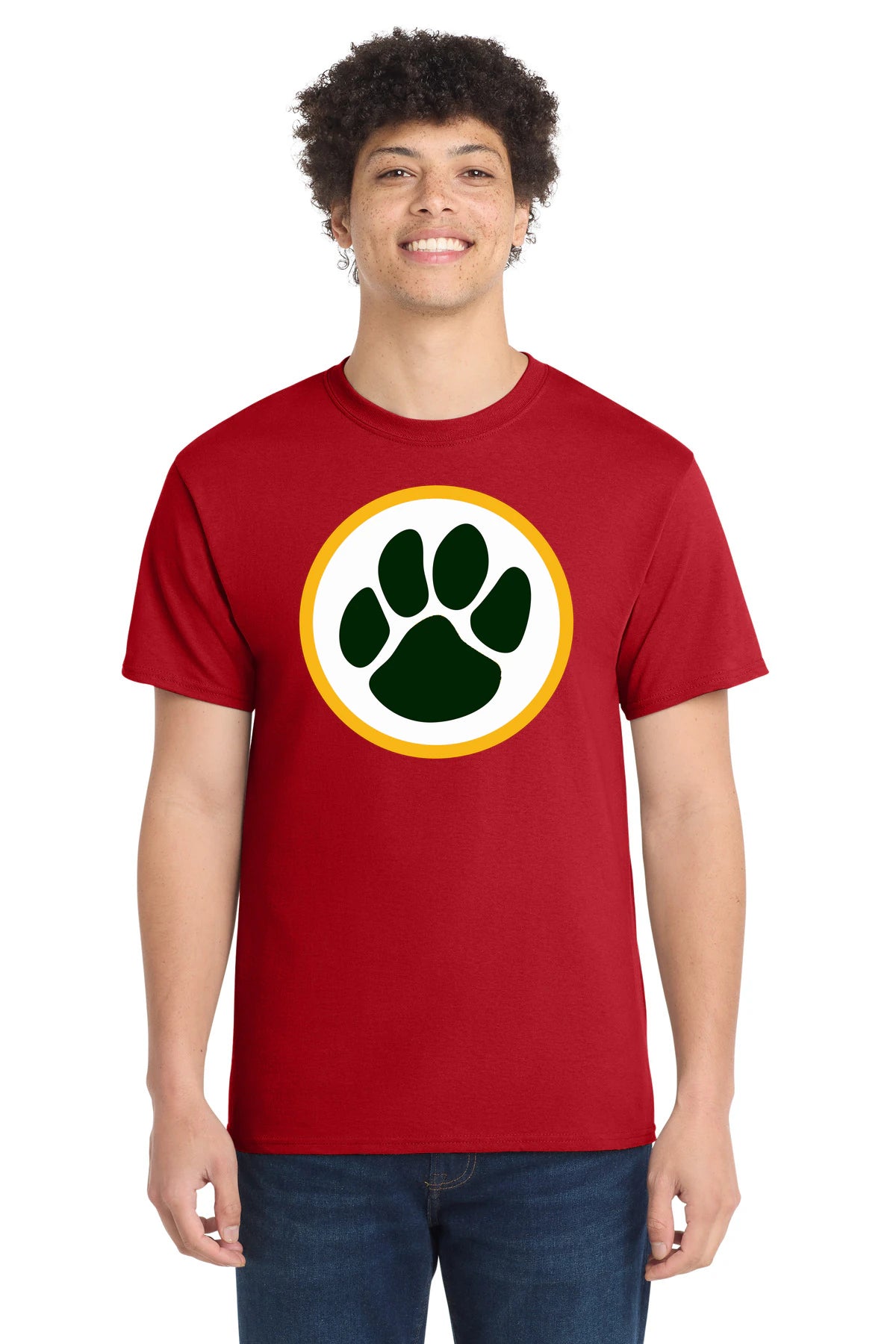 Ashwaubenon High School Football (Boys) - Red Port & Co Core Cotton Tee. PC54