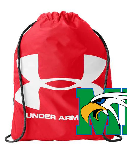 Maple River High School hockey_boys - Red/ Red Ozsee Sackpack Drawstring Bag