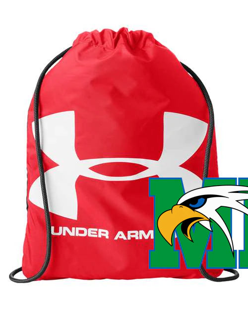 Maple River High School hockey_boys - Red/ Red Ozsee Sackpack Drawstring Bag
