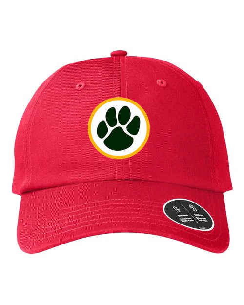 Ashwaubenon High School Football (Boys) - Red/ Red/ Black Team Chino Cap