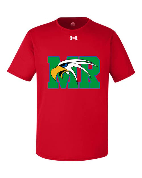 Maple River High School hockey_boys - Red/ White Men's Team Tech™ T-Shirt