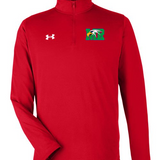 Maple River High School hockey_boys - Red/ White Men's Team Tech™ Quarter-Zip Pullover