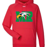 Maple River High School hockey_boys - Red/ White Men's Rival Fleece Hooded Sweatshirt