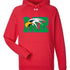Maple River High School hockey_boys - Red/ White Men's Rival Fleece Hooded Sweatshirt
