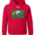 Maple River High School hockey_boys - Red/ White Youth Rival Fleece Hooded Sweatshirt