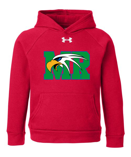 Maple River High School cross_country_girls - Red/ White Youth Rival Fleece Hooded Sweatshirt