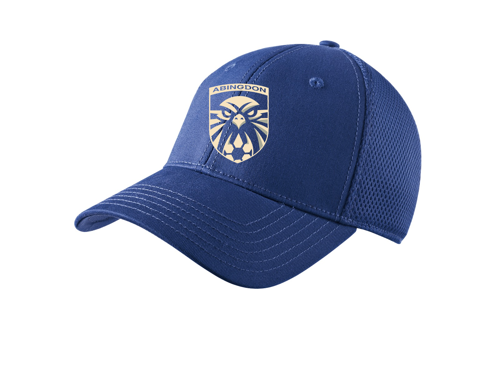 Abingdon High School soccer_boys - Royal New Era - Stretch Mesh Cap. NE1020