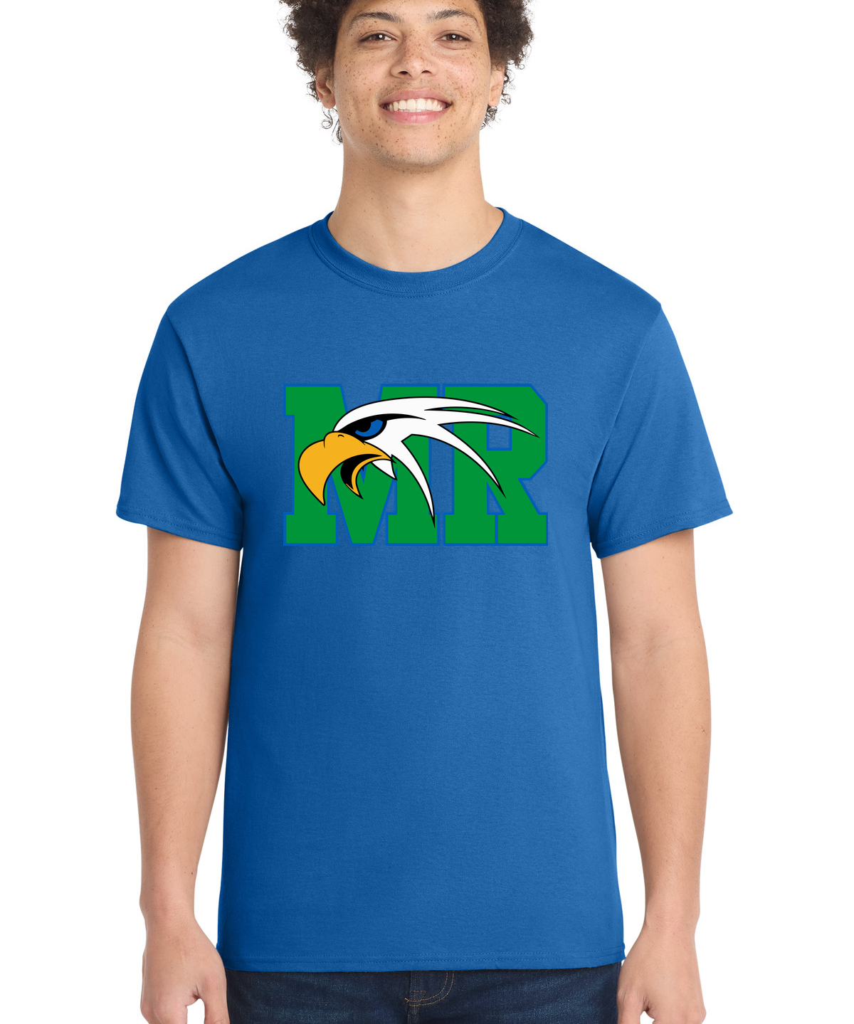 Maple River High School hockey_boys - Royal Port & Co Core Cotton Tee. PC54