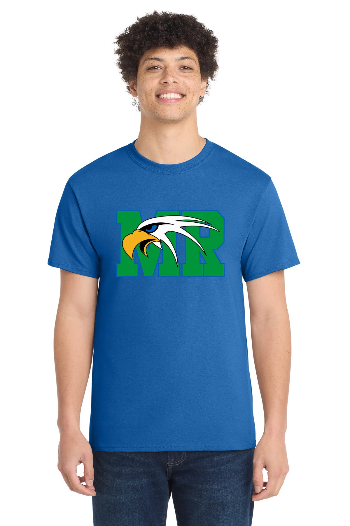 Maple River High School hockey_boys - Royal Port & Co Core Cotton Tee. PC54