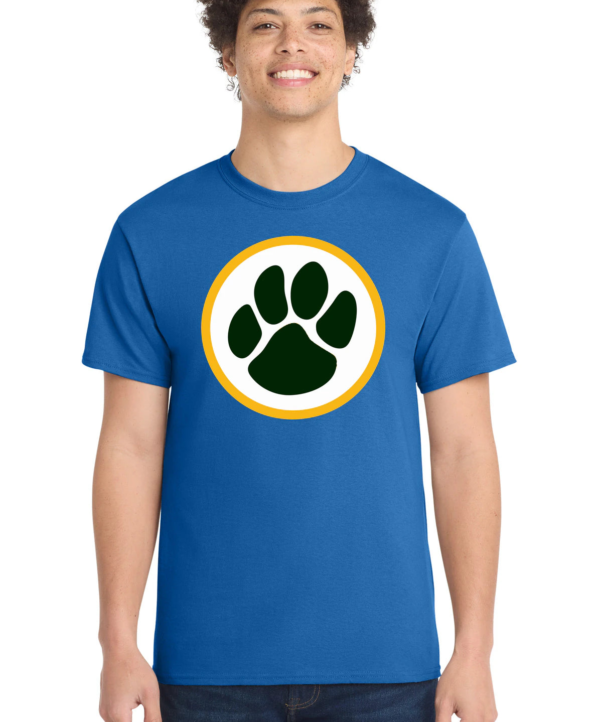 Ashwaubenon High School Football (Boys) - Royal Port & Co Core Cotton Tee. PC54