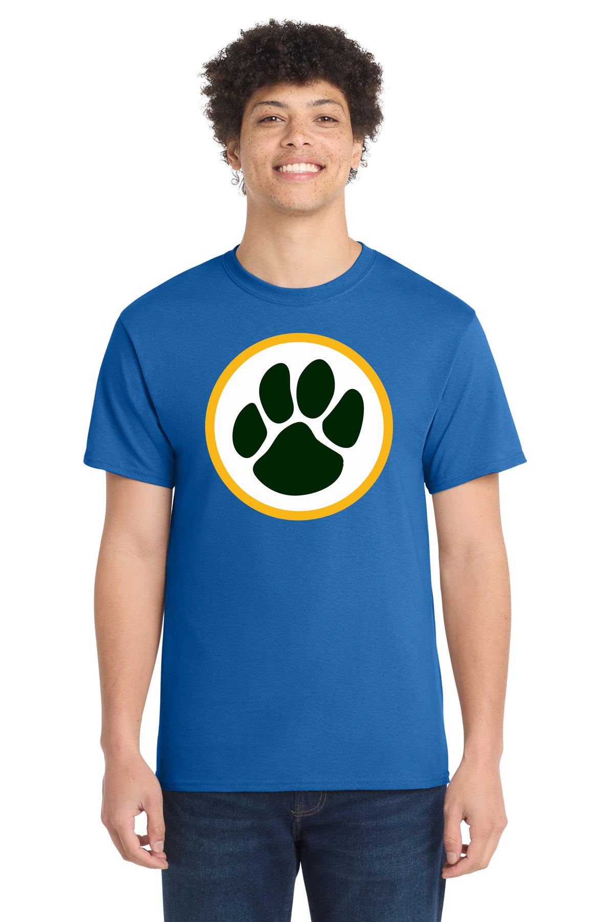 Ashwaubenon High School Football (Boys) - Royal Port & Co Core Cotton Tee. PC54