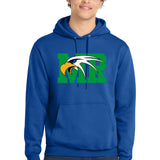 Maple River High School hockey_boys - Royal Port & Co Core Fleece Pullover Hooded Sweatshirt. PC78H