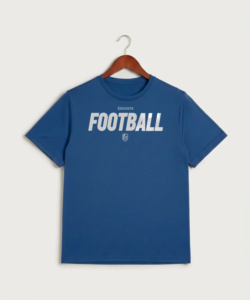 Lake Crystal-Welcome-Memorial High School Football (Boys) - Royal Sport-Tek PosiCharge Competitor Tee. ST350