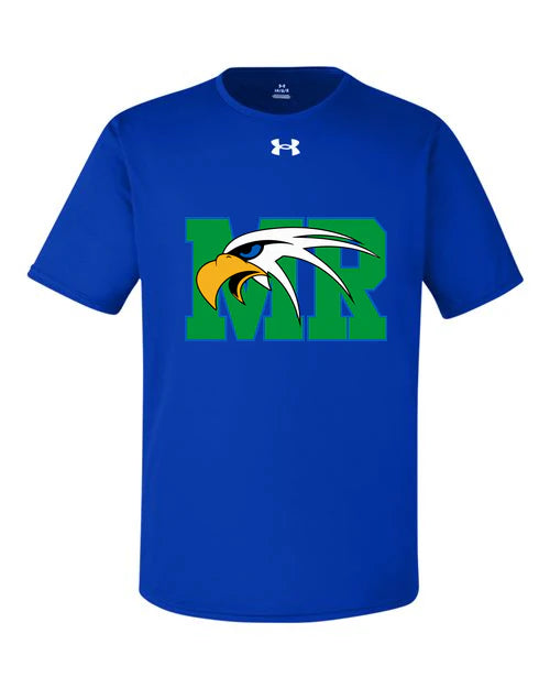 Maple River High School hockey_boys - Royal/ White Men's Team Tech™ T-Shirt
