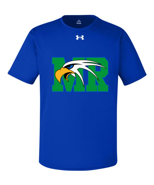 Maple River High School cross_country_girls - Royal/ White Men's Team Tech™ T-Shirt