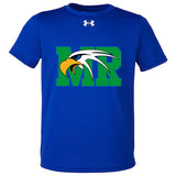 Maple River High School hockey_boys - Royal/ White Youth Tech™ Team T-Shirt