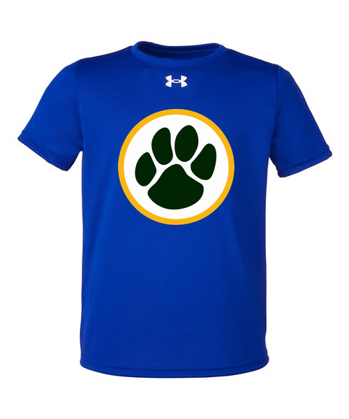Ashwaubenon High School Football (Boys) - Royal/ White Youth Tech™ Team T-Shirt