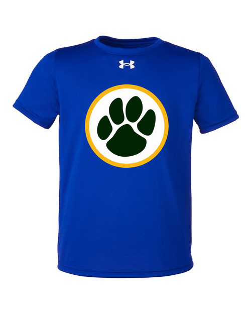 Ashwaubenon High School Football (Boys) - Royal/ White Youth Tech™ Team T-Shirt
