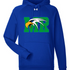 Maple River High School hockey_boys - Royal/ White Men's Rival Fleece Hooded Sweatshirt