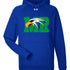 Maple River High School hockey_boys - Royal/ White Men's Rival Fleece Hooded Sweatshirt