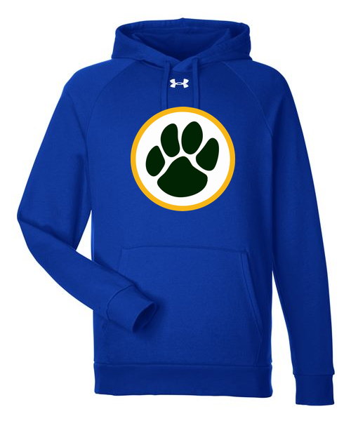 Ashwaubenon High School Football (Boys) - Royal/ White Men's Rival Fleece Hooded Sweatshirt