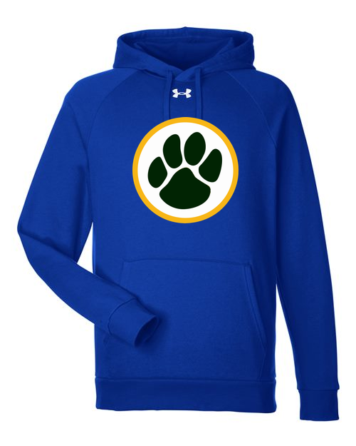 Ashwaubenon High School Football (Boys) - Royal/ White Men's Rival Fleece Hooded Sweatshirt
