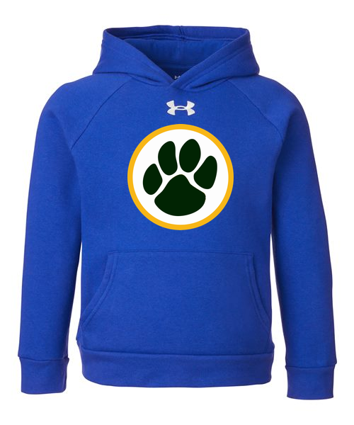 Ashwaubenon High School Football (Boys) - Royal/ White Youth Rival Fleece Hooded Sweatshirt