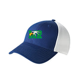 Maple River High School hockey_boys - Royal/ White New Era - Stretch Mesh Cap. NE1020
