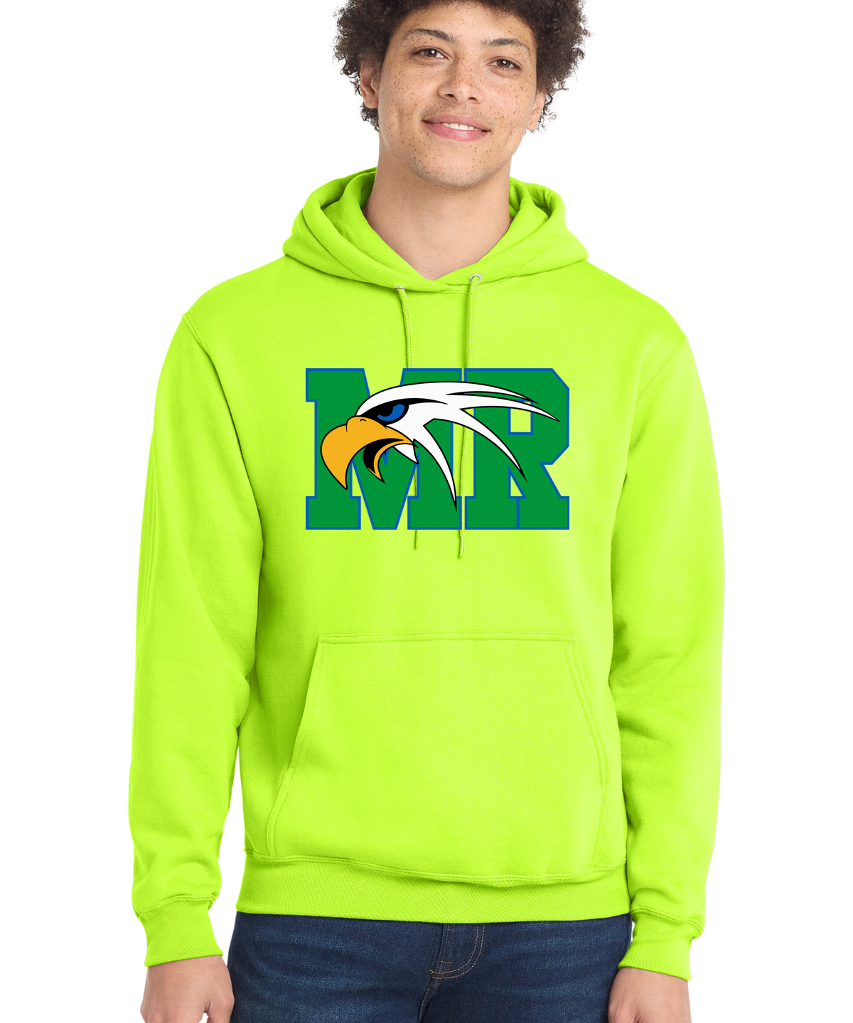 Maple River High School hockey_boys - S. Green Port & Co Core Fleece Pullover Hooded Sweatshirt. PC78H