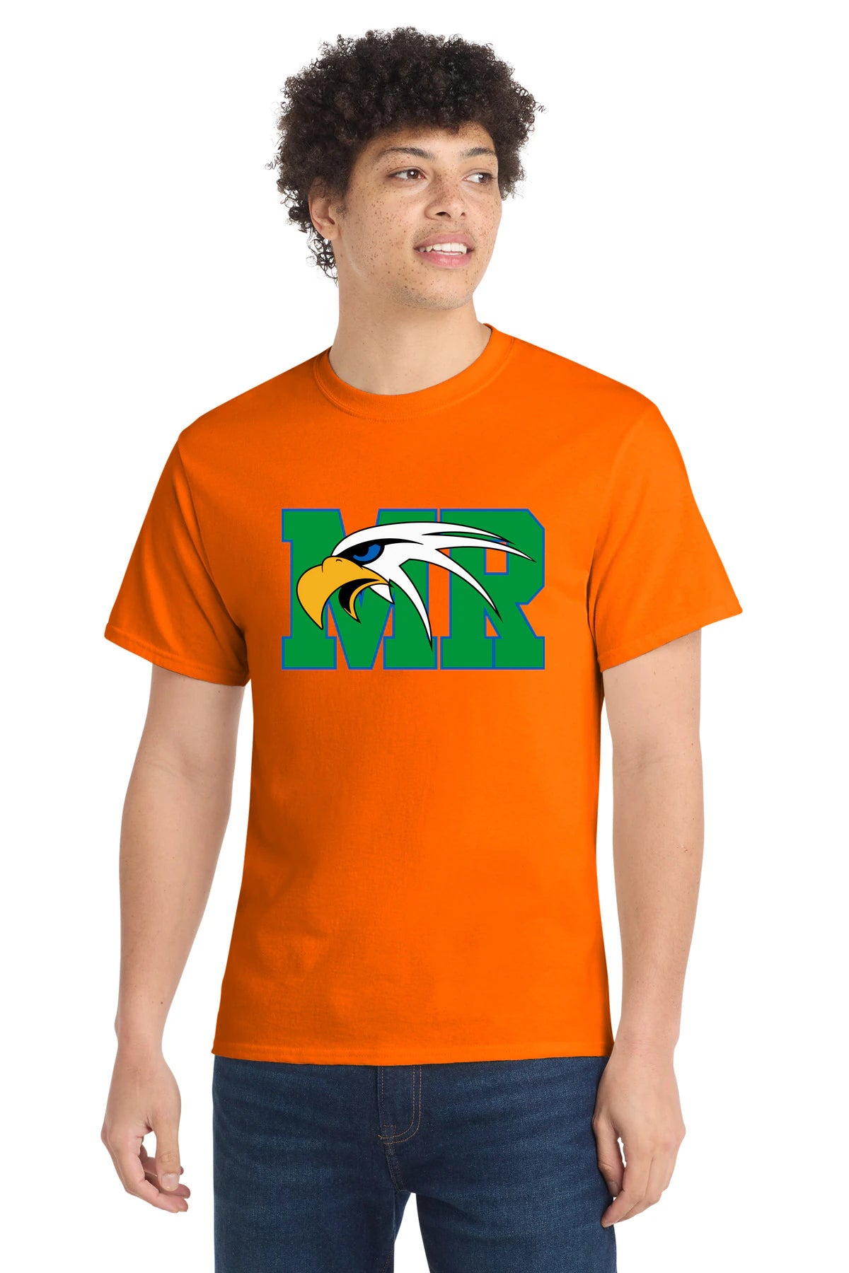 Maple River High School hockey_boys - S. Orange Port & Co Core Cotton Tee. PC54